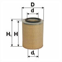 Car air filter Iveco: WA30800 PZL Sedziszow Air filter