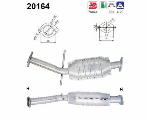 As 20164 Catalytic Converter 20164