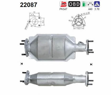 As 22087 Catalytic Converter 22087