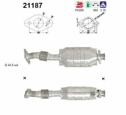 As 21187 Catalytic Converter 21187
