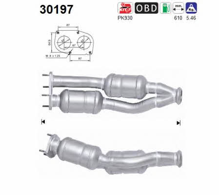 As 30197 Catalytic Converter 30197