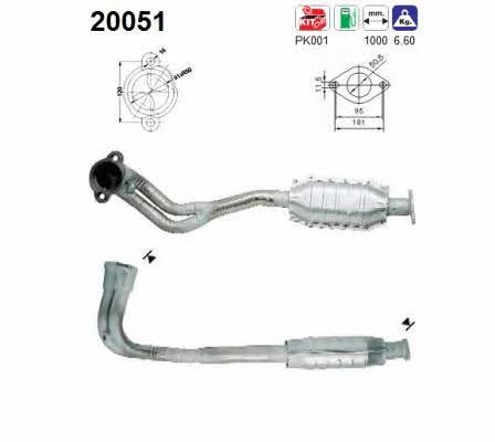 As 20051 Catalytic Converter 20051
