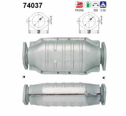 As 74037 Catalytic Converter 74037