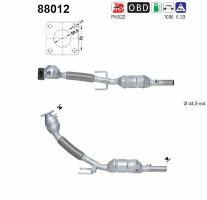 As 88012 Catalytic Converter 88012 88012 As Catalytic Converter