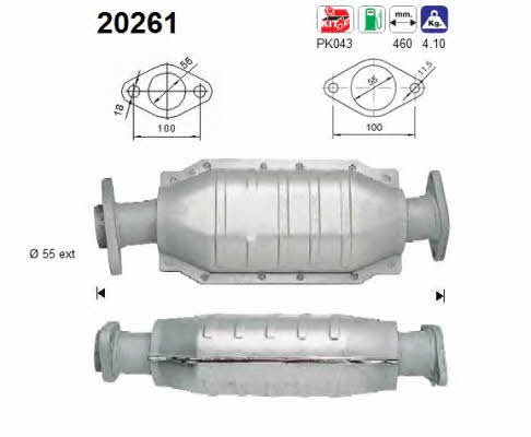 As 20261 Catalytic Converter 20261
