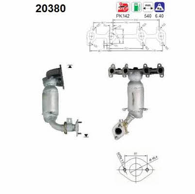 As 20380 Catalytic Converter 20380