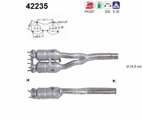 As 42235 Catalytic Converter 42235