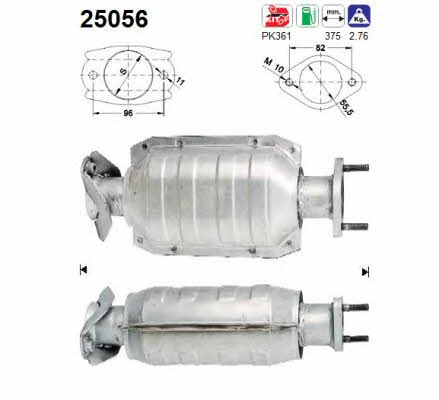 As 25056 Catalytic Converter 25056