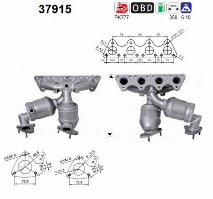 As 37915 Catalytic Converter 37915