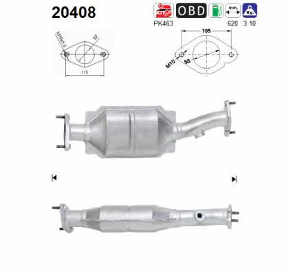 As 20408 Catalytic Converter 20408