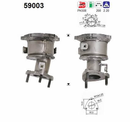 As 59003 Catalytic Converter 59003