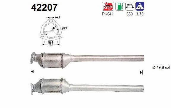 As 42207 Catalytic Converter 42207