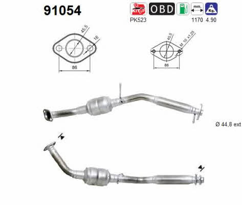 Catalyst exhaust Suzuki: 91054 As Catalytic Converter