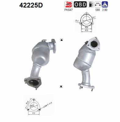 As 42225D Catalytic Converter 42225D