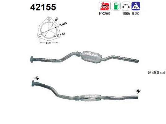 As 42155 Catalytic Converter 42155