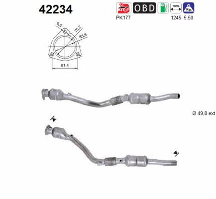 As 42234 Catalytic Converter 42234