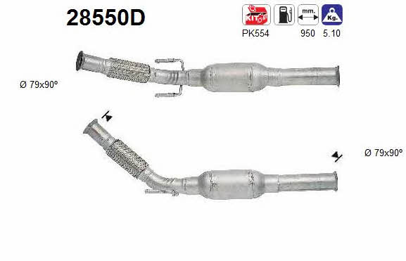 28550D As Catalytic Converter