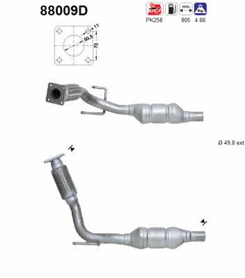 As 88009D Catalytic Converter 88009D