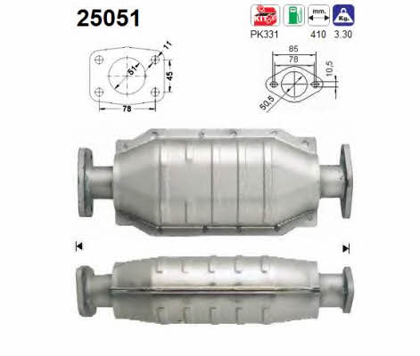 As 25051 Catalytic Converter 25051