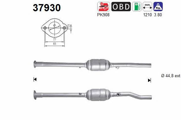 As 37930 Catalytic Converter 37930