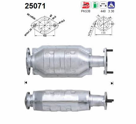As 25071 Catalytic Converter 25071