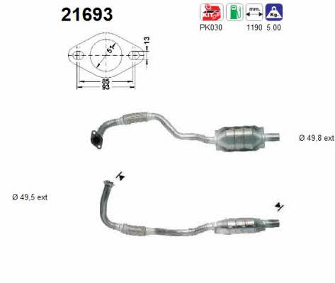 21693 As Catalytic Converter