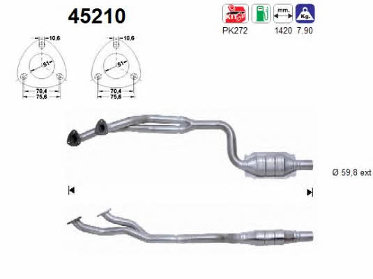45210 As Catalytic Converter