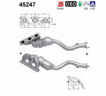 As 45247 Catalytic Converter 45247