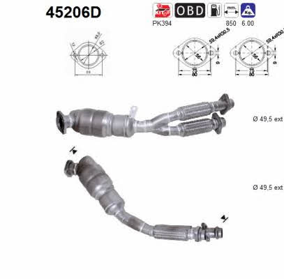 45206D As Catalytic Converter