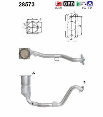 As 28573 Catalytic Converter 28573