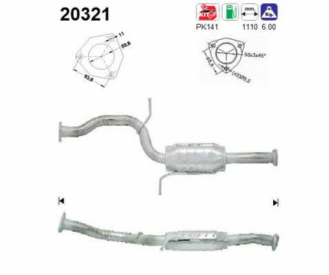 As 20321 Catalytic Converter 20321