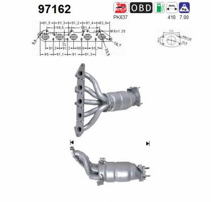 As 97162 Catalytic Converter 97162