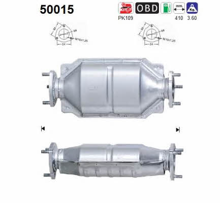 As 50015 Catalytic Converter 50015