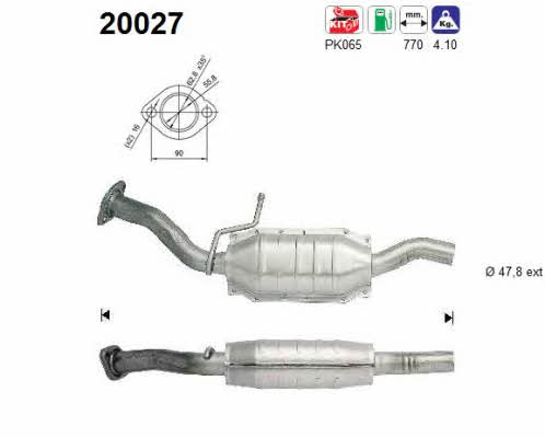 As 20027 Catalytic Converter 20027