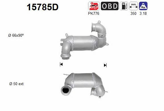 As 15785D Catalytic Converter 15785D