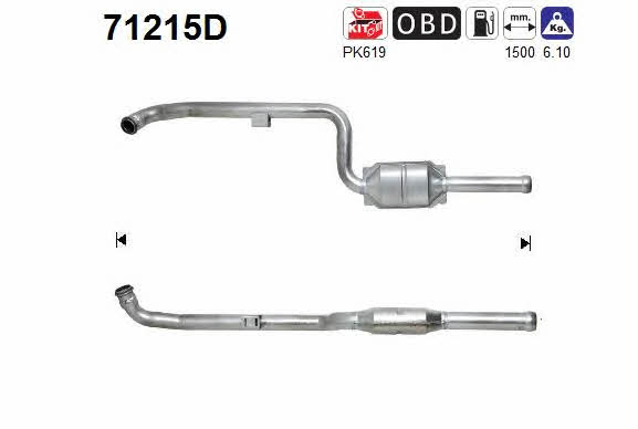 Cat converter Mercedes C-Class: 71215D As Catalytic Converter