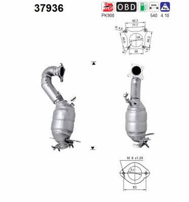 As 37936 Catalytic Converter 37936