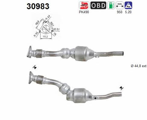 As 30983 Catalytic Converter 30983