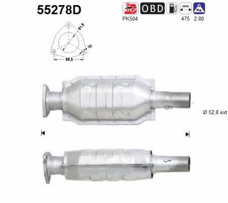 As 55278D Catalytic Converter 55278D