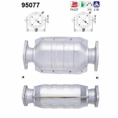 As 95077 Catalytic Converter 95077