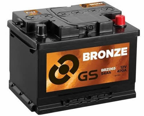 Gs BRZ065 Battery Gs 12V 54AH 470A(EN) R+ BRZ065
