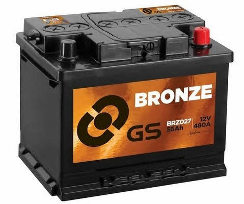 Gs BRZ027 Battery Gs 12V 55AH 480A(EN) R+ BRZ027