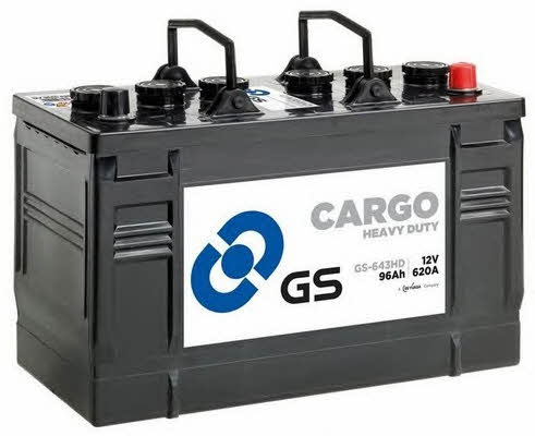Gs GS-643HD Battery Gs 12V 96AH 620A(EN) R+ GS643HD