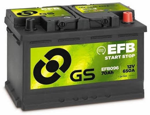 Gs EFB096 Battery Gs 12V 70AH 650A(EN) R+ EFB096