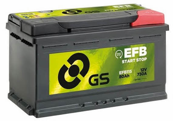 Gs EFB115 Battery Gs 12V 80AH 730A(EN) R+ EFB115