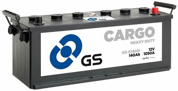 Gs GS-638HD Battery Gs 12V 140AH 1050A(EN) R+ GS638HD