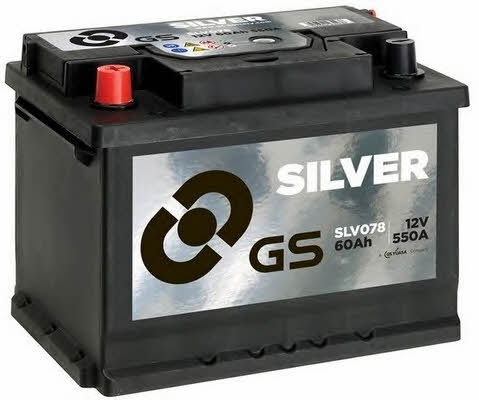 Gs SLV078 Battery Gs 12V 60AH 550A(EN) L+ SLV078