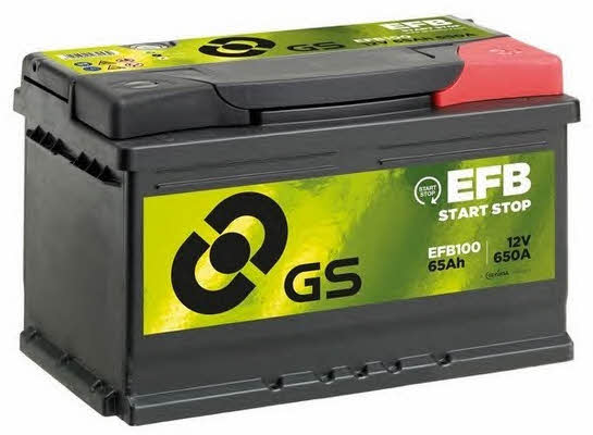 Gs EFB100 Battery Gs 12V 65AH 650A(EN) R+ EFB100