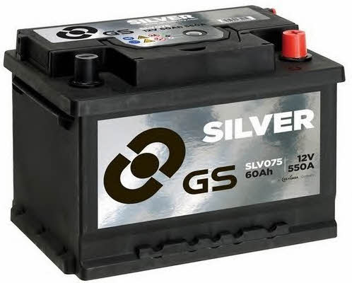 Gs SLV075 Battery Gs 12V 60AH 550A(EN) R+ SLV075
