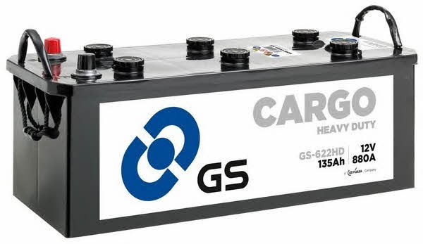 Gs GS-622HD Battery Gs 12V 135AH 880A(EN) L+ GS622HD
